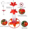 1pc Hummingbird feeder for outdoor decor; hanging bird feeder