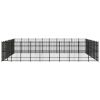 Outdoor Dog Kennel Steel 892.8 ft²