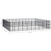 Outdoor Dog Kennel Steel 892.8 ft²