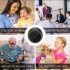 Compact Indoor Plug-in Smart Security Camera ; includes 64G SD Card; 1080HD Video Night Vision; Motion Detection For Pets